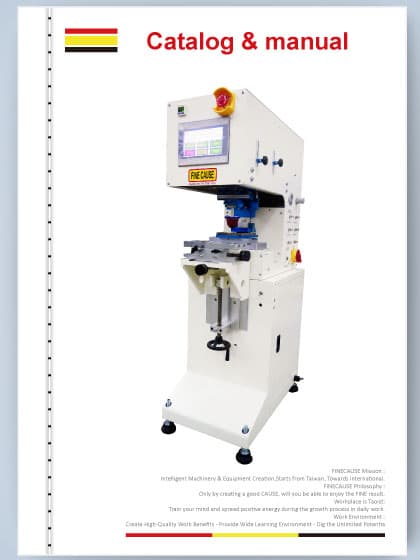 FC-161ANC Single-Color Ink Cup Pad printing machine/Pad Printer DM