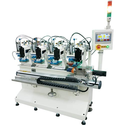 4 Color Ink Cup Pad Printer by Servo Sliding Table(+Servo Rotary Replaceable Jig)