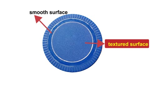 A harder squeegee needs to be used for printing on a【textured surface】.