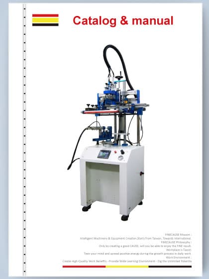 FA-300C Curved Screen Printer