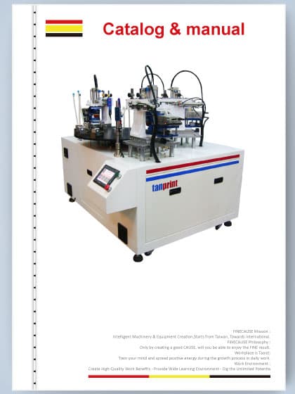FC-404 OP-MR 4-Color Round-Plate/Ink-Cup Pad Printer