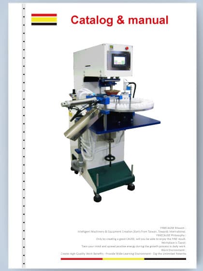 FC-259OP-1 Round Plate/Ink-Cup Pad Printer (Auto Feeding/Ejecting)