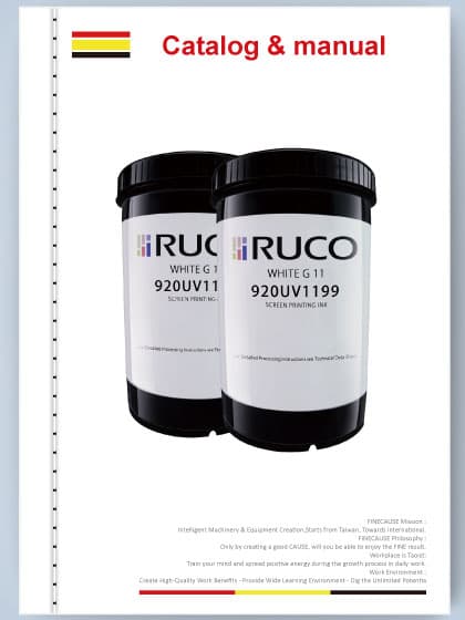RUCO inks - 920UV G series DM
