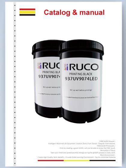RUCO inks - 937UV LED M series DM