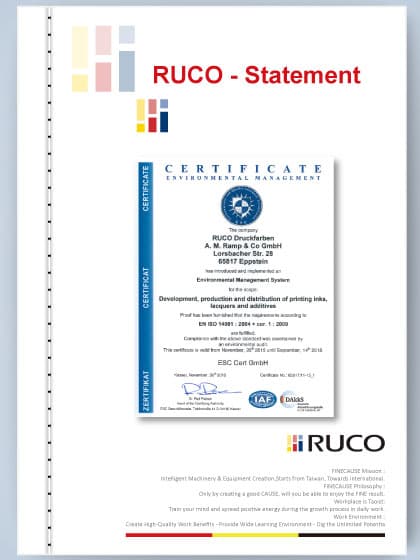 Certificate - EN ISO 14001