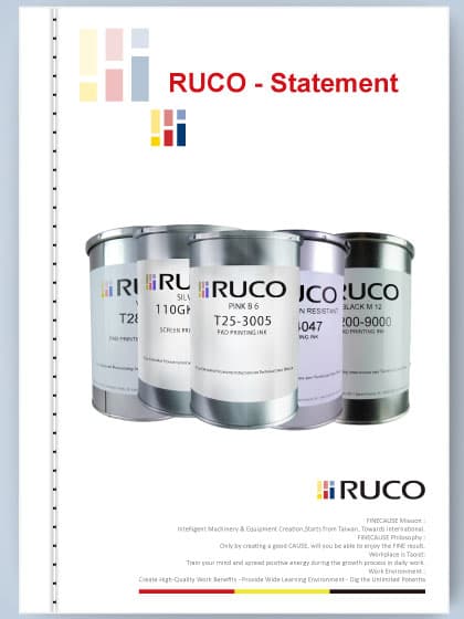 Ruco specific series discontinuation statement