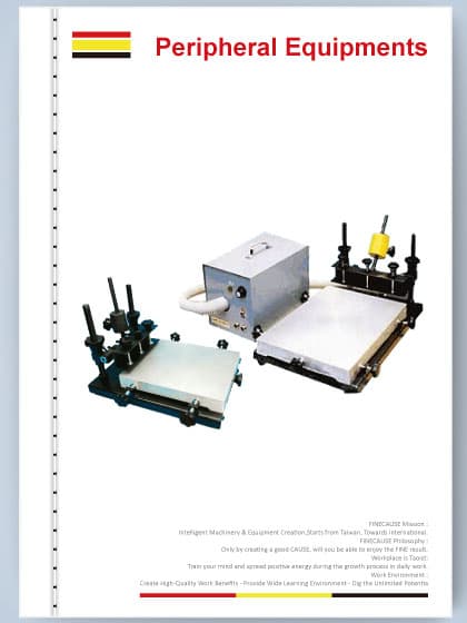 Instructions of suction type Hand-print printer