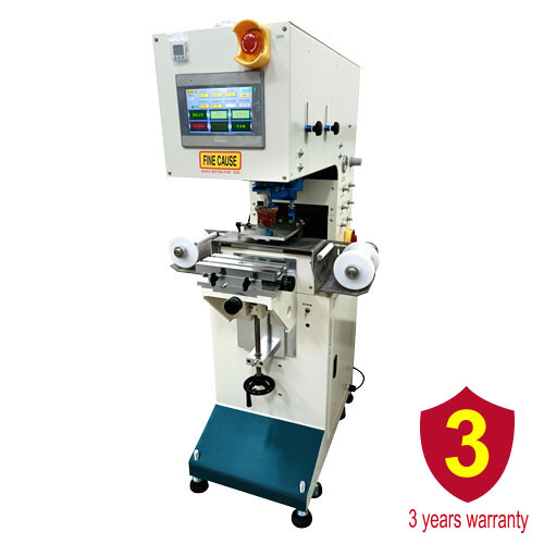 semi automatic pad printing machine(Running Steel Plate Single-Color Ink Cup)