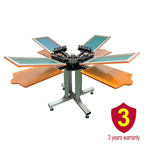 Screen Printing Machine for Manual T-Shirt (4 color screen printing machine)