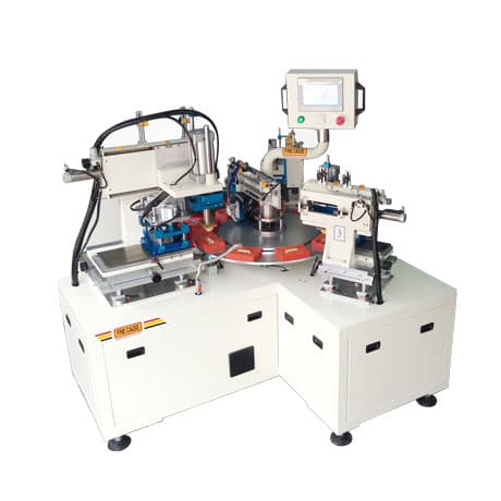 Rotary table pad printing machine by 3-color Ink Cup