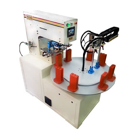 2 color rotary table pad printer