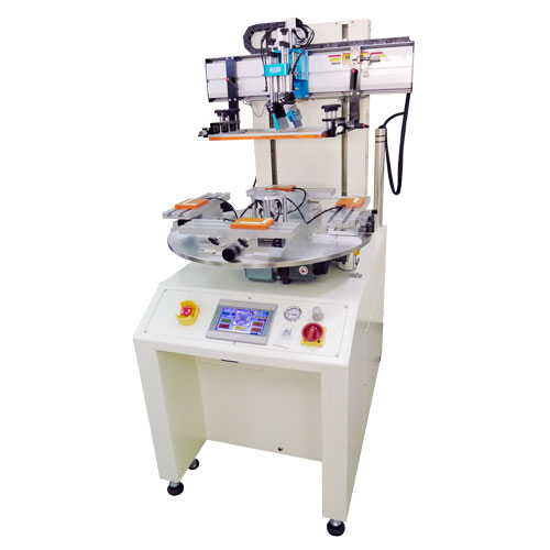 Index Table Screen Printing Machine by Biaxial Servo