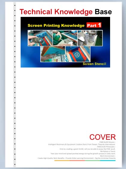 Part-1 Screen Stencil-Screen Printing Knowledge