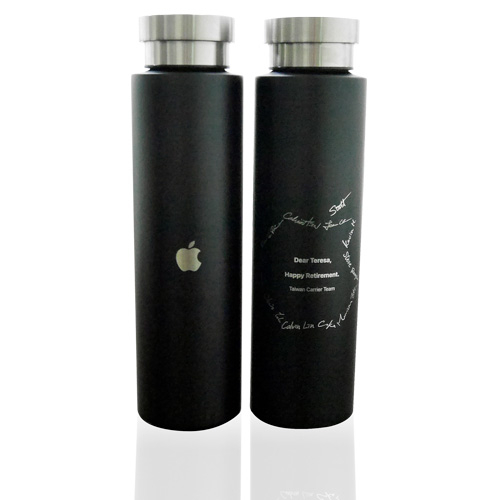 laser engraving of insulated bottles/Metal Laser Engraving OEM