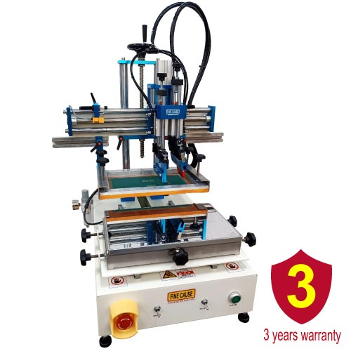 Desktop screen printer with Vacuum