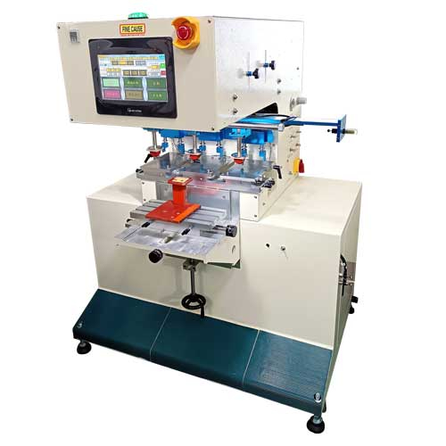 3-Color Pad Printer with Pad Slide Mechanism and Thermostatic Printing System