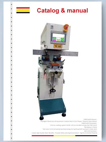 FC-192ASC-Two Color Pad Printing Machine with Rubber head Shuttling-DM Download