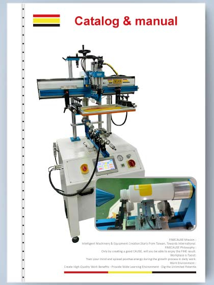 Color Sensing Positioning Servo Motor Curved Screen Printer - FA-500RSM Catalog