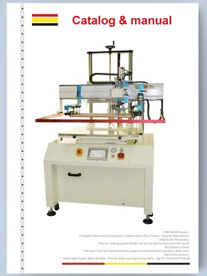 Servo Motor screen printing machine by vacuum-FA-800TSF
